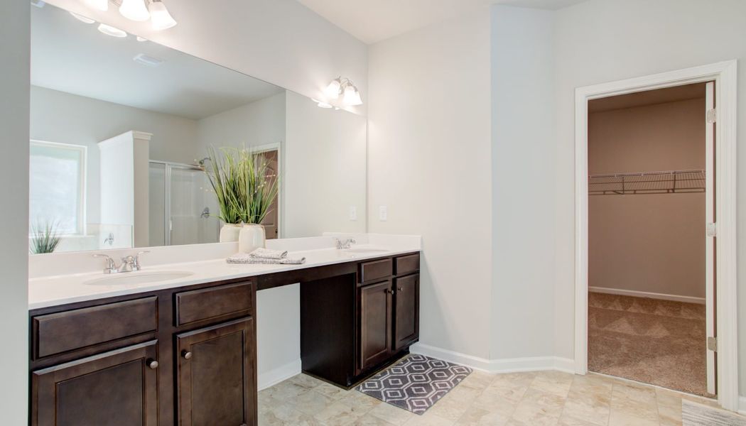 Furnished interior in a model home at Westbury in Griffin (Image 20).