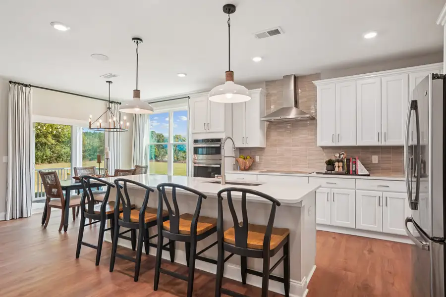 Furnished interior in a model home at Sauls Landing in Zebulon (Image 7). Furnished interior in a model home at Sauls Landing in Zebulon (Image 7).