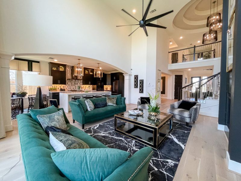 Furnished interior in a model home at Candela – 60' in Richmond (Image 11).