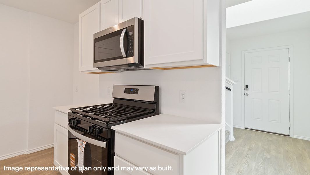 Furnished interior in a model home at Hickory Ridge in Elmendorf (Image 6).