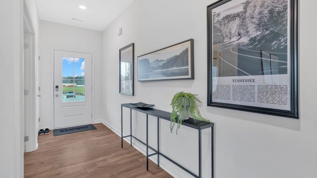 Furnished interior in a model home at Mary's Pointe in Clinton (Image 13). Furnished interior in a model home at Mary's Pointe in Clinton (Image 13).