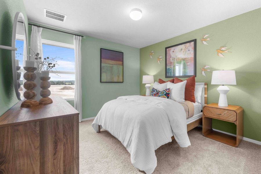 Furnished interior in a model home at Cascade in Liberty Hill (Image 26).