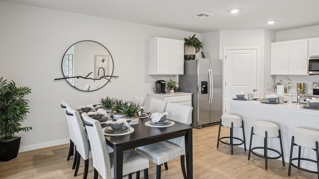 Furnished interior in a model home at Seagrass in Punta Gorda (Image 19).