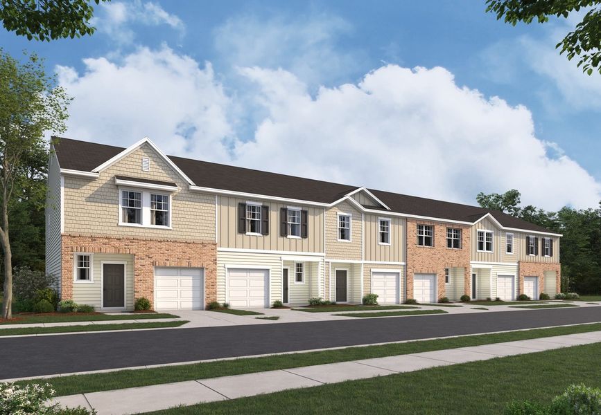 Front exterior of a home in the Magnolia Ridge community, located in Greensboro, NC (Image 8).