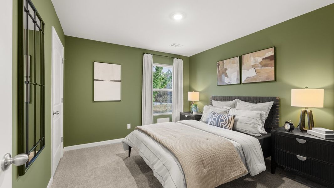 Furnished interior in a model home at Creekview in Atlanta (Image 22). Furnished interior in a model home at Creekview in Atlanta (Image 22).