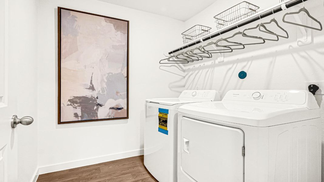 Furnished interior in a model home at Blue Heron Estates in Beasley (Image 12).