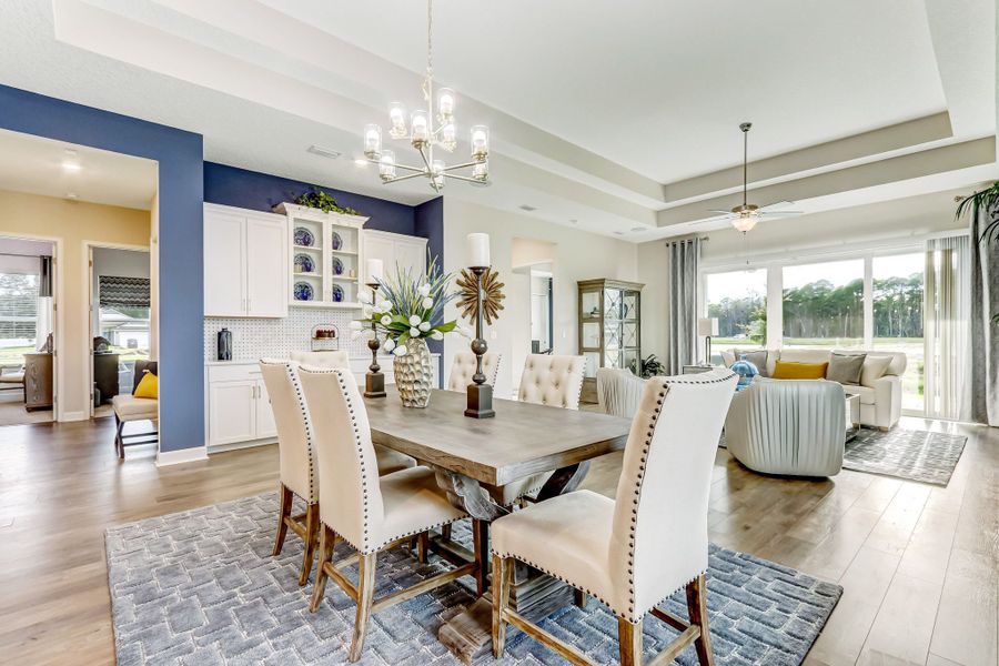 Homebuyers love the open feel of the Sandy Ridge floorplans