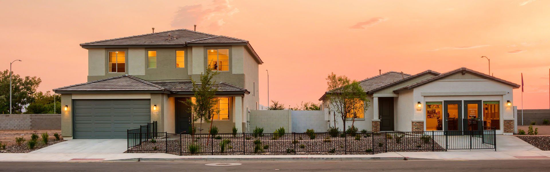 Front exterior of a home in the Laveen Vistas III community, located in Laveen, AZ (Image 3). Front exterior of a home in the Laveen Vistas III community, located in Laveen, AZ (Image 3).