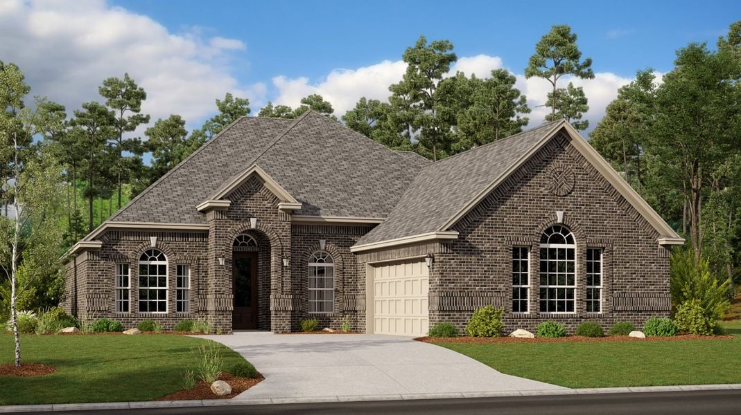 Image 4 of the Caraway: Vista 3 Car Collection community in Haslet, TX.