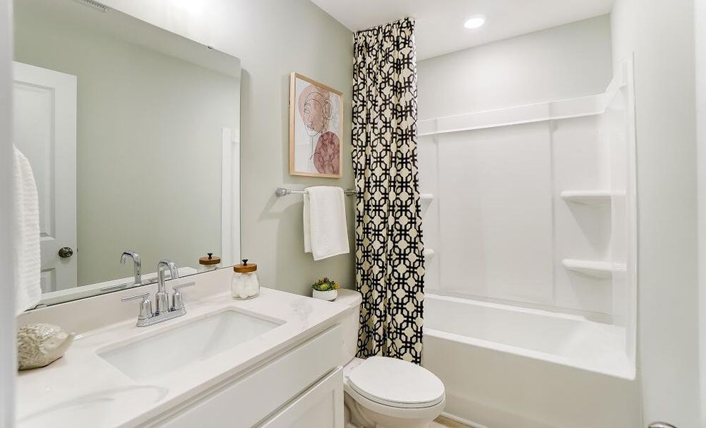 Furnished interior in a model home at Holden Village in Youngsville (Image 25).