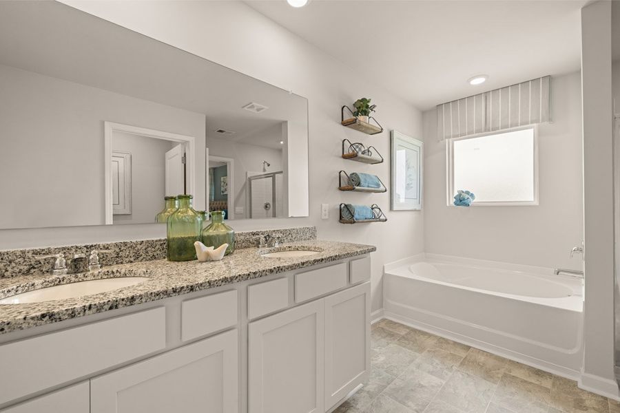 Furnished interior in a model home at The Islands in Beech Island (Image 23).