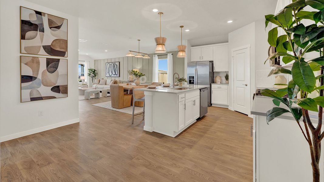Furnished interior in a model home at Mayfair in New Braunfels (Image 35).