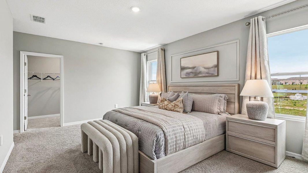 Furnished interior in a model home at Wynnstone in Davenport (Image 31).