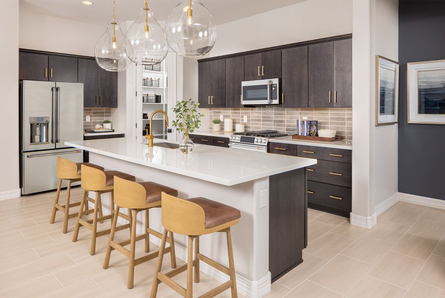 Furnished interior in a model home at Verdin Discovery Collection in Phoenix (Image 6).