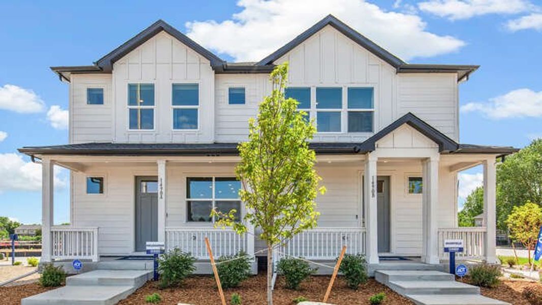 Front exterior of a home in the Arcadia community, located in Denver, CO (Image 8).