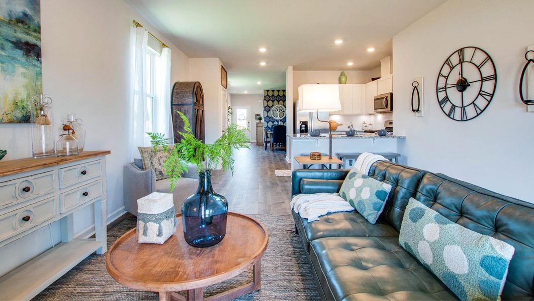 Furnished interior in a model home at Legacy Farms in White House (Image 30).