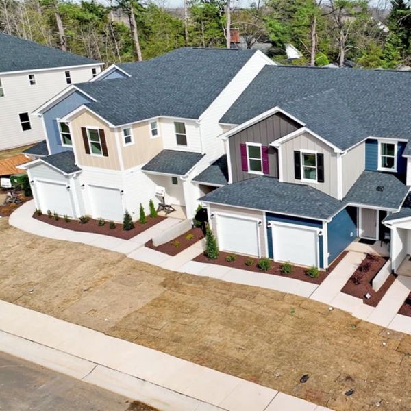 Front exterior of a home in the Peartree Towns community, located in Mebane, NC (Image 4).
