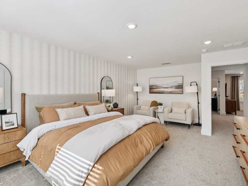 Furnished interior in a model home at Mission Hills in La Vergne (Image 20).