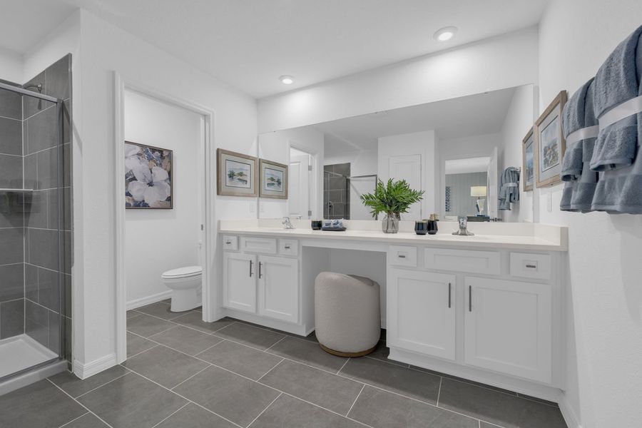 Dual Vanity Primary Bathroom