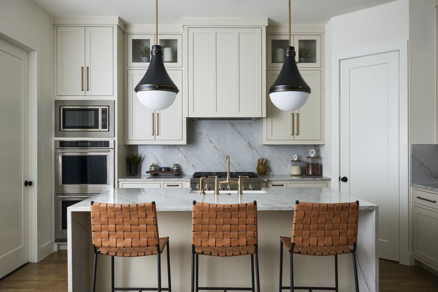 Furnished interior in a model home at Fields - 40' Lots in Frisco (Image 3).