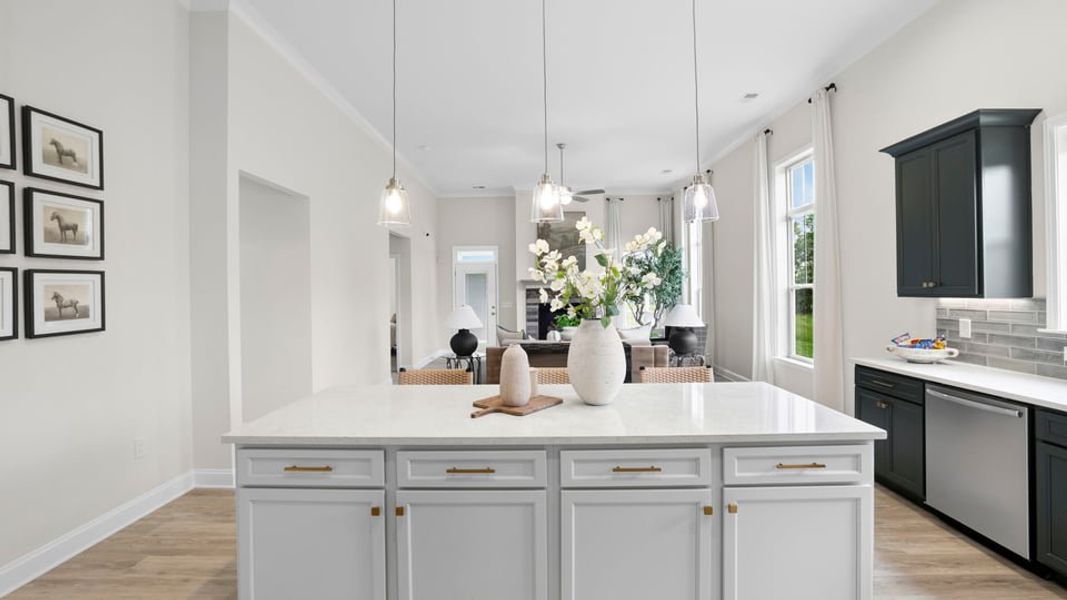 Furnished interior in a model home at Arrowood Acres in Enoree (Image 17).