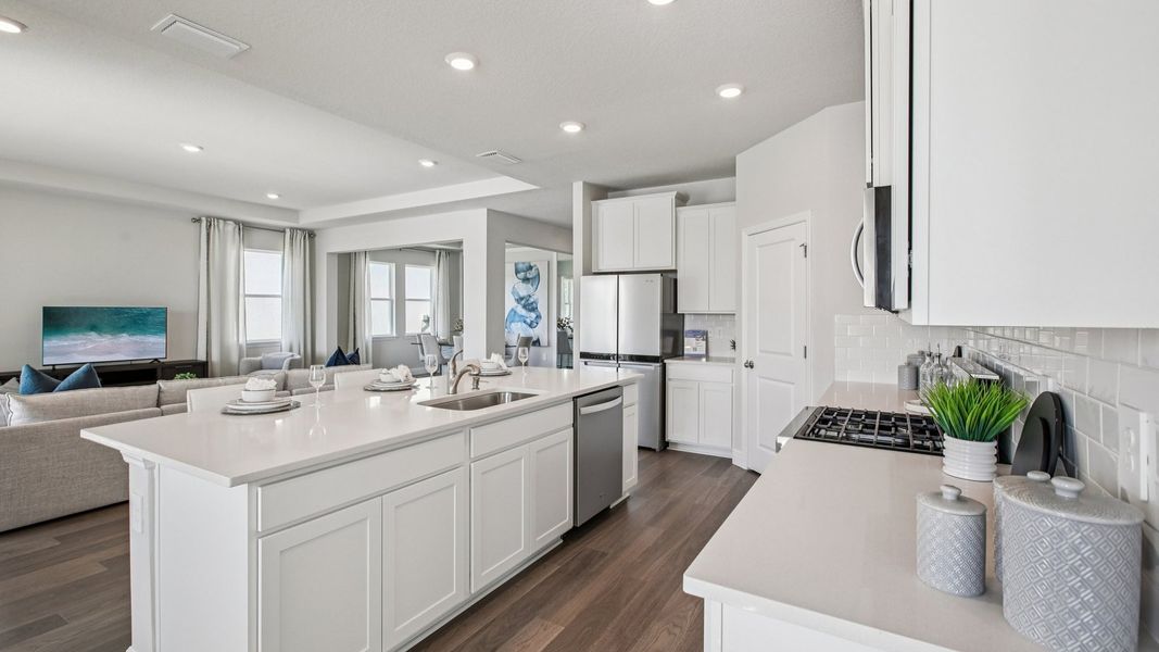 Furnished interior in a model home at Archer at Two Rivers in Zephyrhills (Image 11).