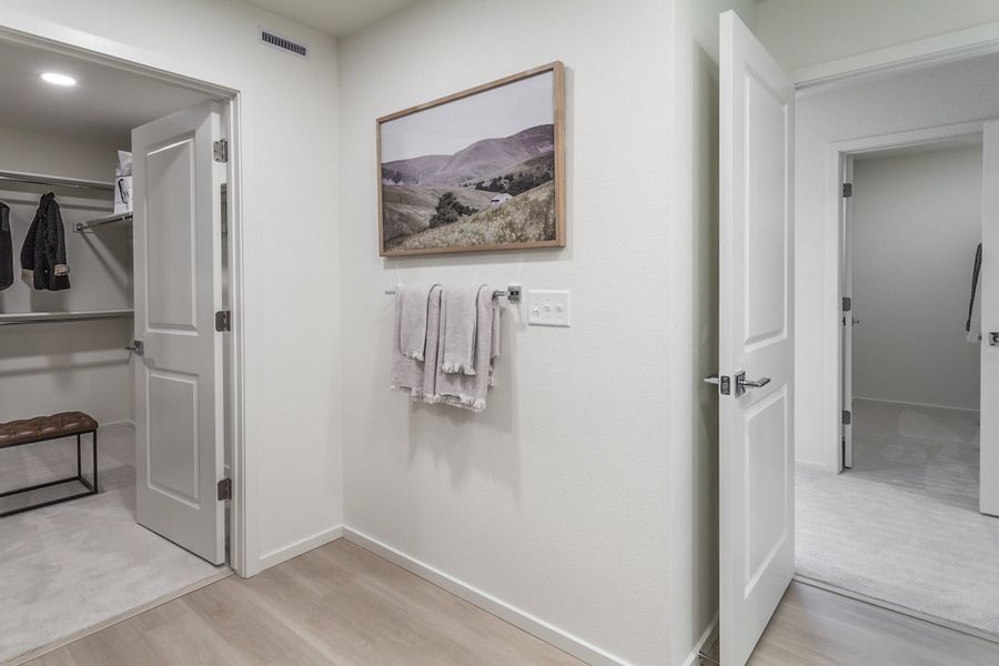 Furnished interior in a model home at Granary Trailblazer Collection - Single Family Homes in Johnstown (Image 39). Furnished interior in a model home at Granary Trailblazer Collection - Single Family Homes in Johnstown (Image 39).