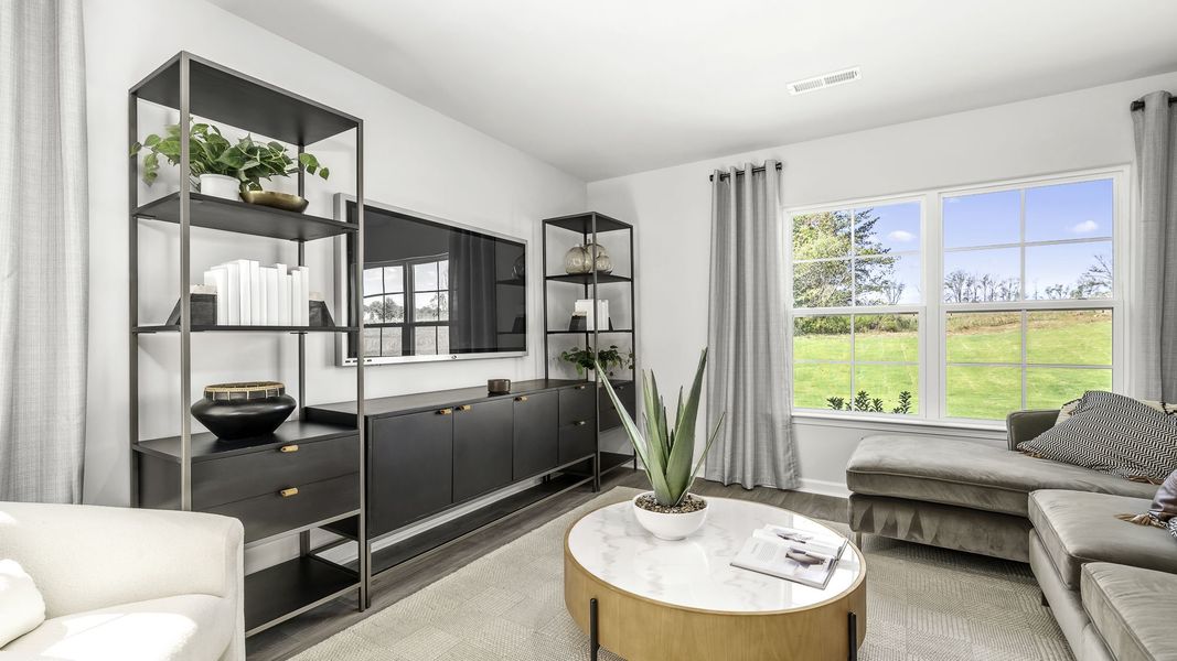 Furnished interior in a model home at Chandler Pointe in Rural Hall (Image 7).