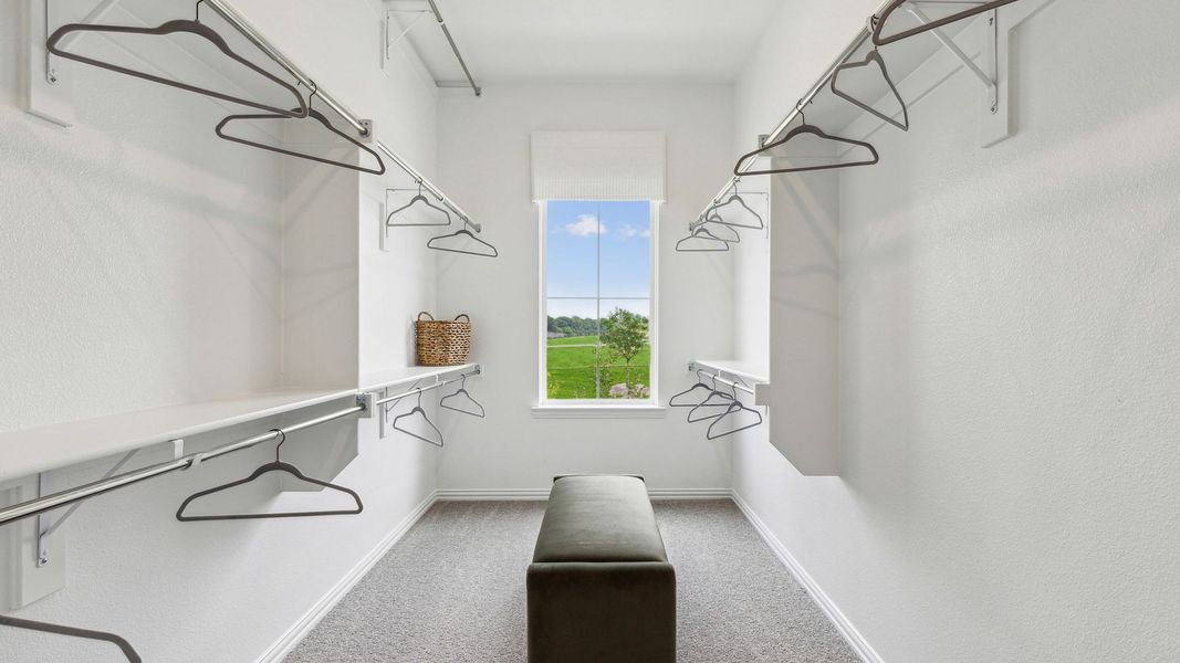 Furnished interior in a model home at Painted Tree – Woodland District in McKinney (Image 35).