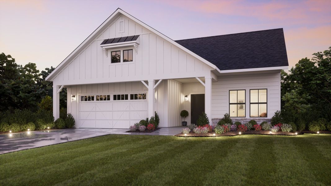 Front exterior of a home in the The Courtyards at Franklin Road community, located in Murfreesboro, TN (Image 12).