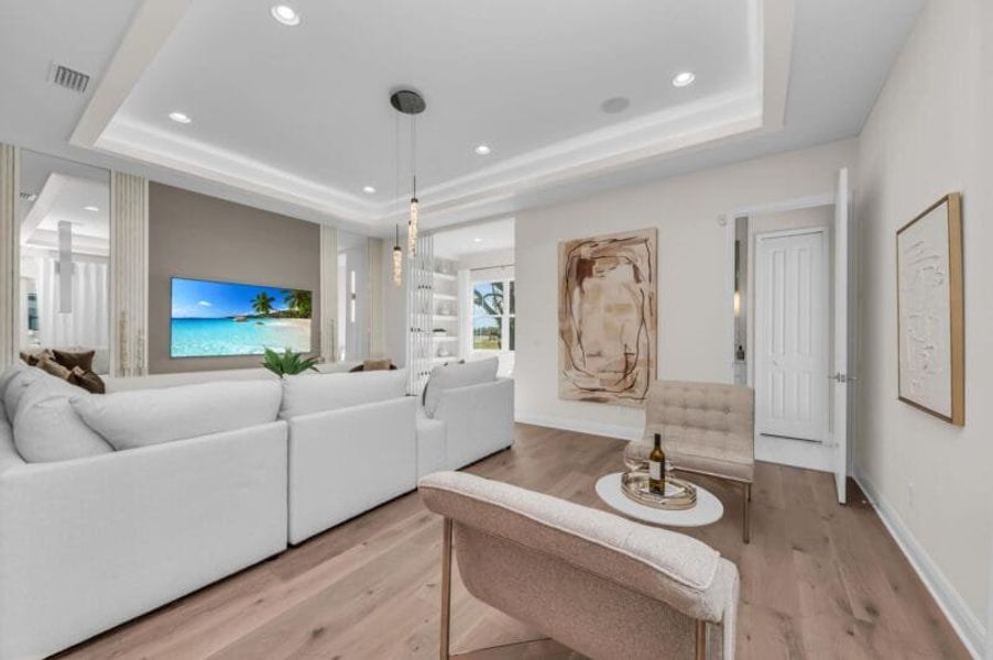 Furnished interior in a model home at Legends Bay in Bradenton (Image 107). Furnished interior in a model home at Legends Bay in Bradenton (Image 107).