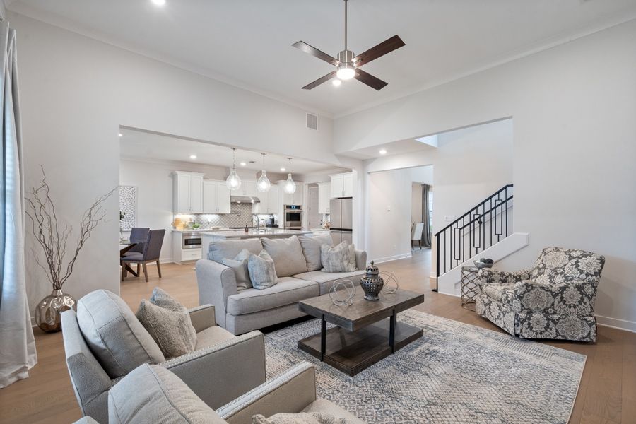 Furnished interior in a model home at White Oak in Arlington (Image 9). Furnished interior in a model home at White Oak in Arlington (Image 9).
