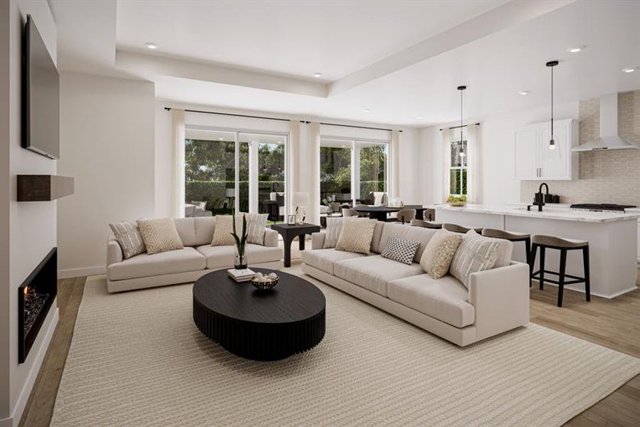 The perfect setting for laughter, stories and family time.​