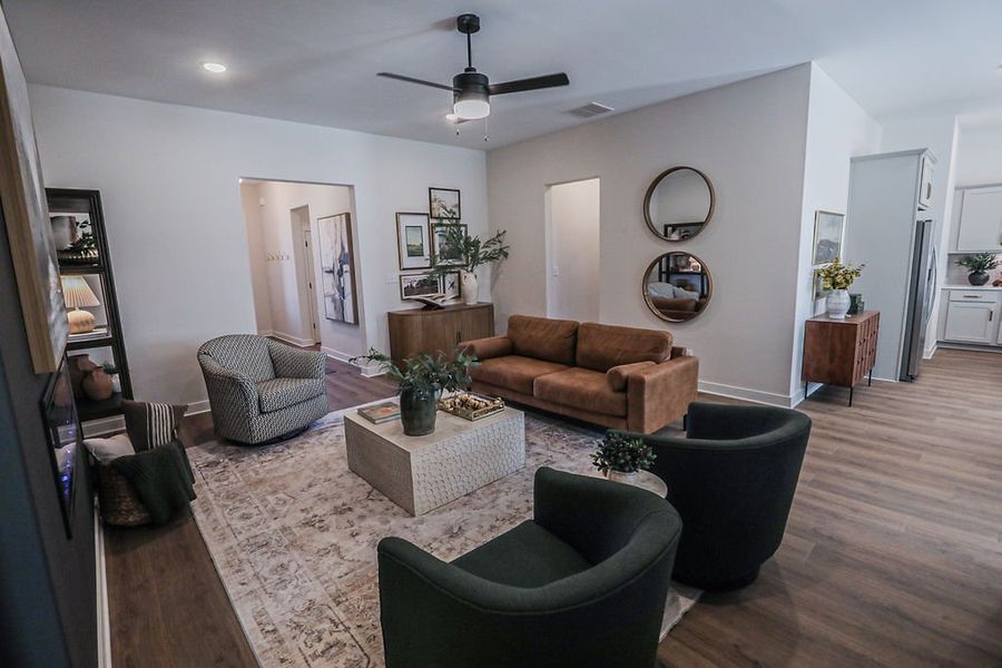 Furnished interior in a model home at Villages of Green Meadows in Munford (Image 44).