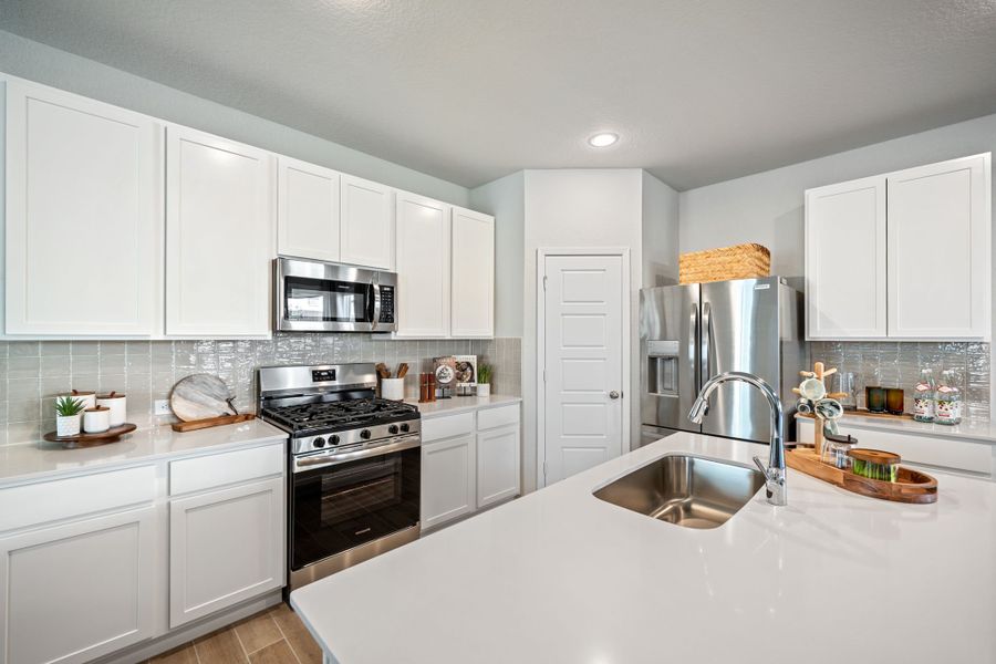 Furnished interior in a model home at Azalea in Pattison (Image 8).