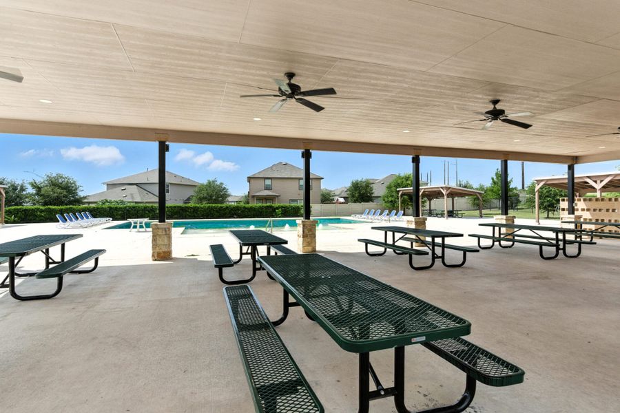 Furnished interior in a model home at The Meadows at Hunters Ranch in San Antonio (Image 25). Furnished interior in a model home at The Meadows at Hunters Ranch in San Antonio (Image 25).