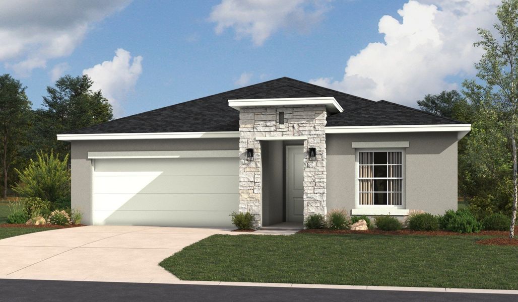 Front exterior of a home in the Paloma Ranch community, located in Harlingen, TX (Image 14).