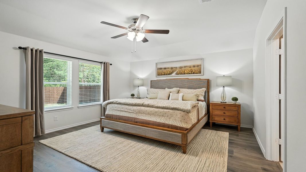 Furnished interior in a model home at The Reserve at Timber Creek in Lindale (Image 7).