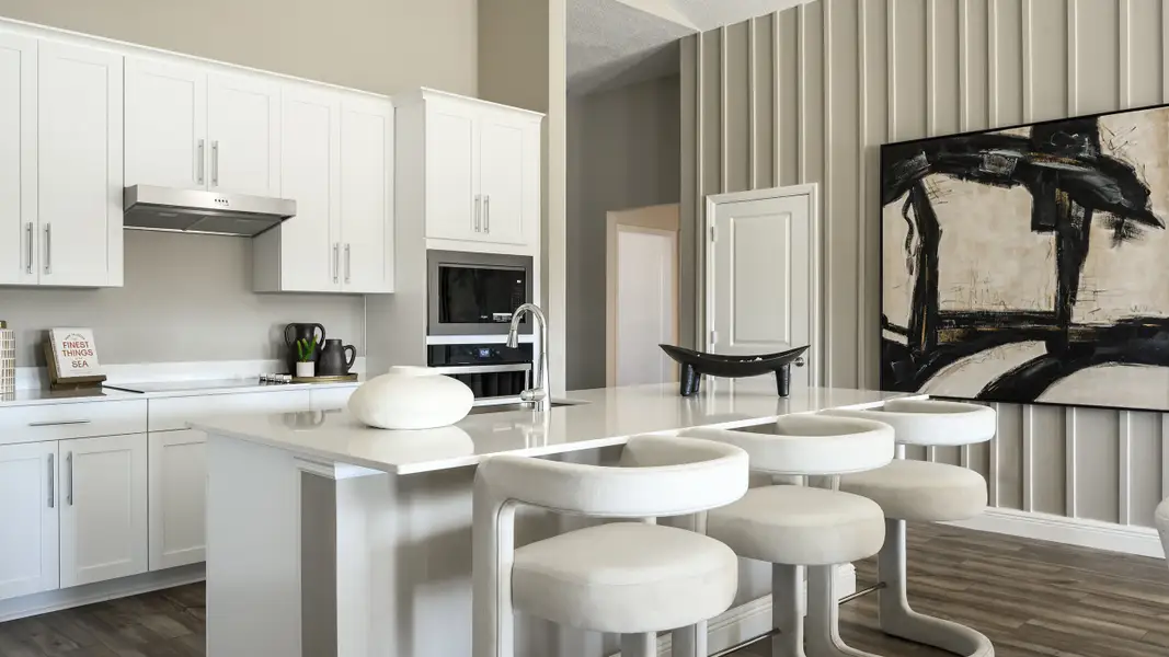 Furnished interior in a model home at Pasadena Landing in Wesley Chapel (Image 5).