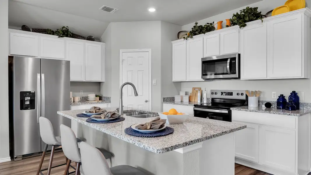 Furnished interior in a model home at Oak Ridge in Temple (Image 3).