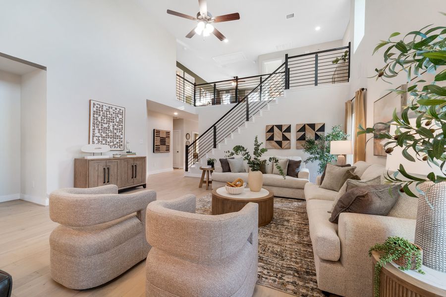 Furnished interior in a model home at The Reserve at Huntsville in Huntsville (Image 9).