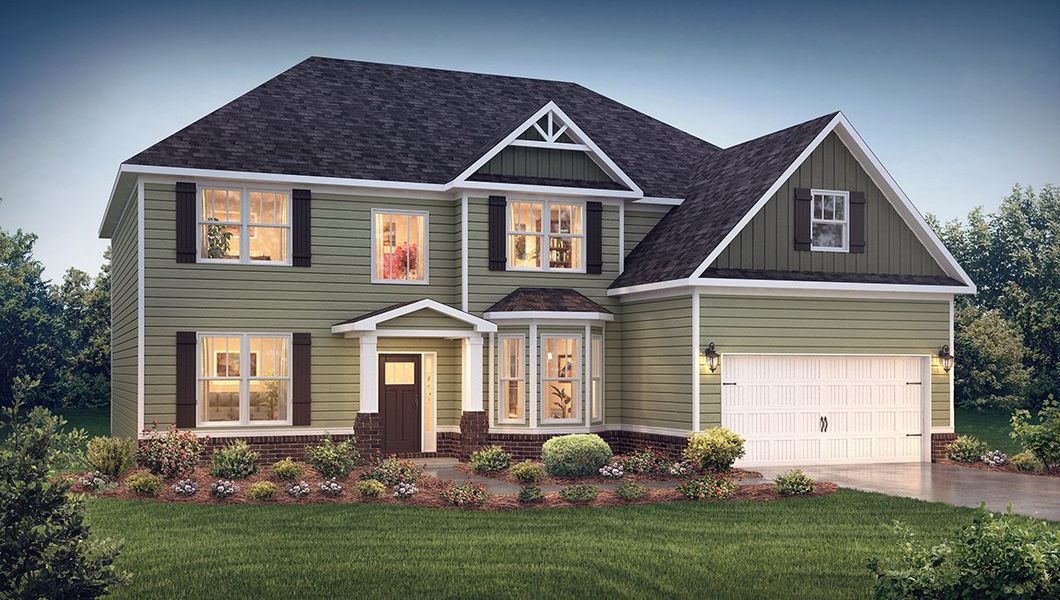 Front exterior of a home in the Campbell Ridge community, located in Pelzer, SC (Image 5). Front exterior of a home in the Campbell Ridge community, located in Pelzer, SC (Image 5).