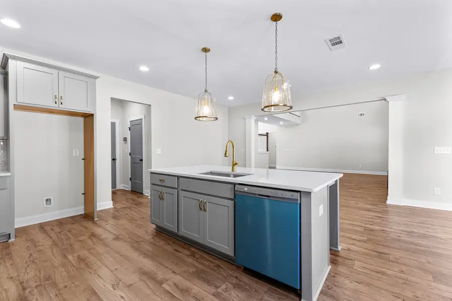 Furnished interior in a model home at Deer Creek in Moreland (Image 11).