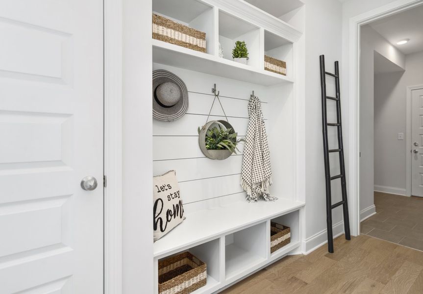 Furnished interior in a model home at Shelton Square in Murfreesboro (Image 15).