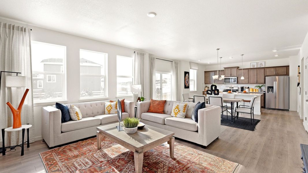 Furnished interior in a model home at Mallard Ridge in Johnstown (Image 5).