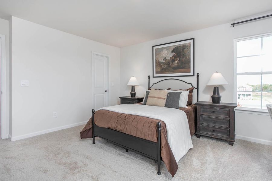 Furnished interior in a model home at Wellington in Browns Summit (Image 28).