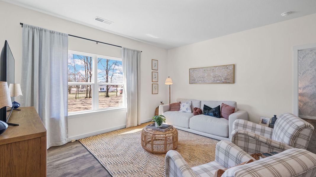 Furnished interior in a model home at Fairview Hills in Cleveland (Image 13).