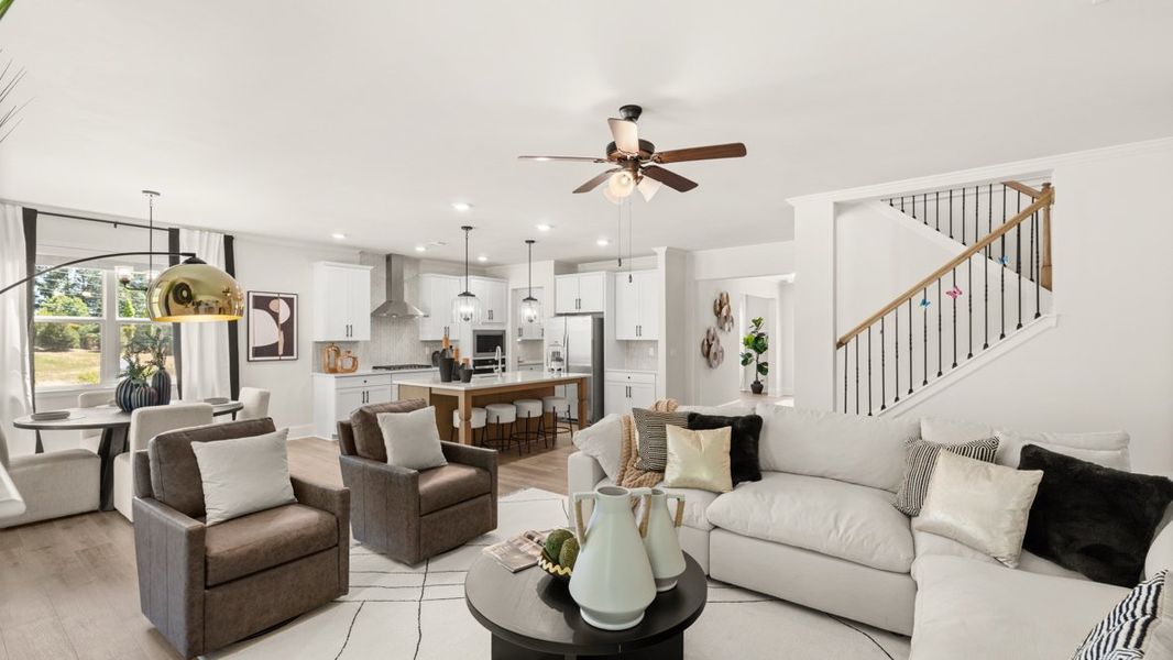 Furnished interior in a model home at Butner Estates in South Fulton (Image 23). Furnished interior in a model home at Butner Estates in South Fulton (Image 23).
