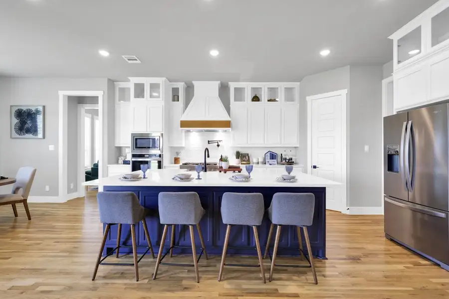 Furnished interior in a model home at Peaks at Lone Elm in Waxahachie (Image 7).