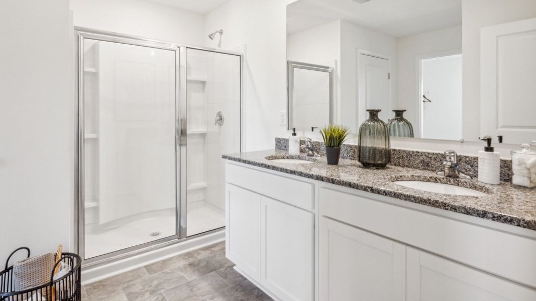 Furnished interior in a model home at Sharps Glen in Seymour (Image 11).